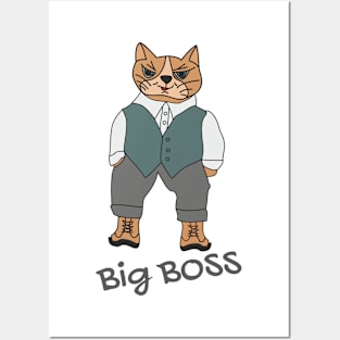 Cat big boss Posters and Art